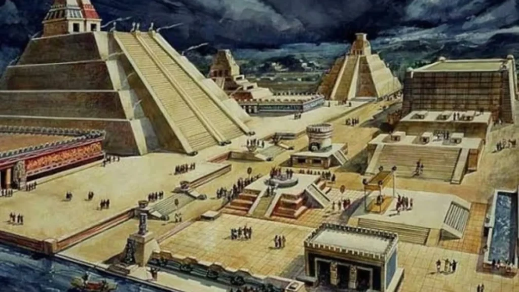Tenochtitlán on Lake Texcoco Tenochtitlán on Lake Texcoco