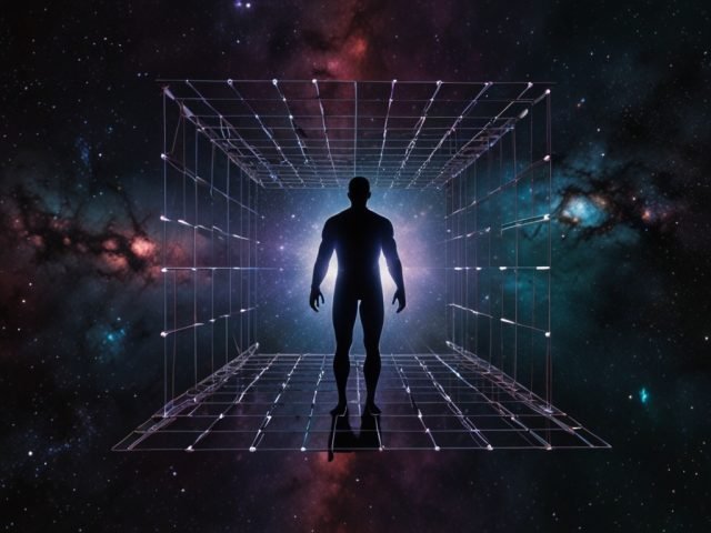 A_gridlike_cosmic_structure_overlaying_a_3